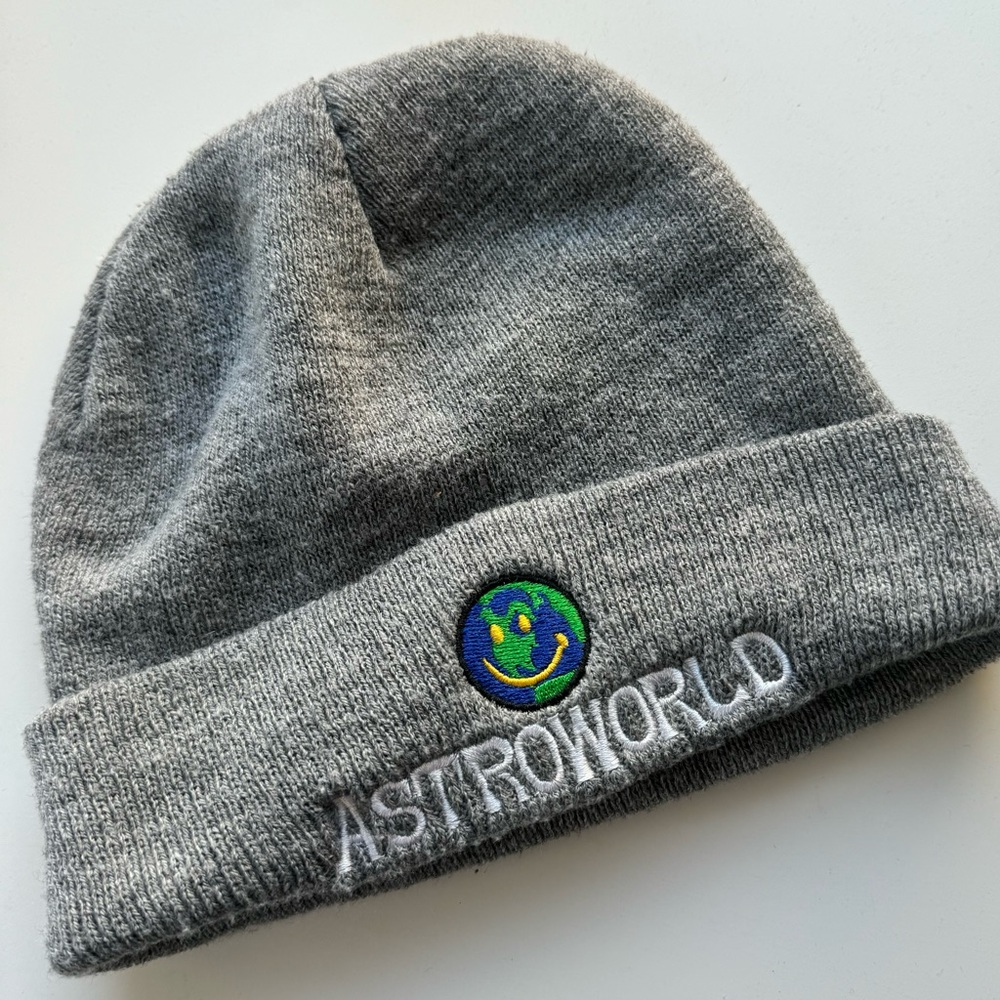 Astroworld Gray Beanie